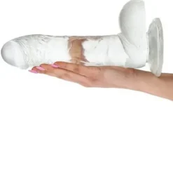 Potężne żelowe dildo