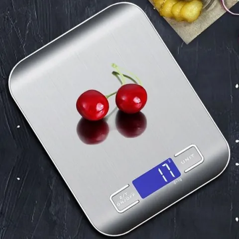 PRECYZYJNA WAGA KUCHENNA 10kg / 1g DOMOWA ELEKTRONICZNA TARA LCD + BATERIE