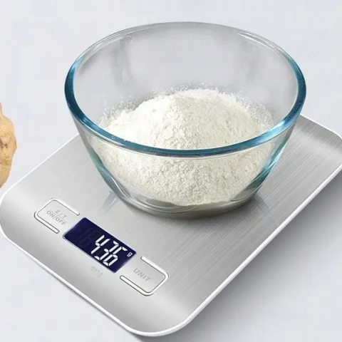 PRECYZYJNA WAGA KUCHENNA 10kg / 1g DOMOWA ELEKTRONICZNA TARA LCD + BATERIE