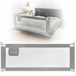 PRIMABOBO Barierka ochronna do łóżka CLASSIC 180cm dla dzieci WYSOKA