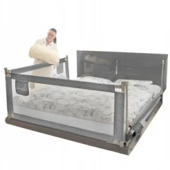 PRIMABOBO Barierka ochronna do łóżka CLASSIC 200x160cm 3 szt Składana