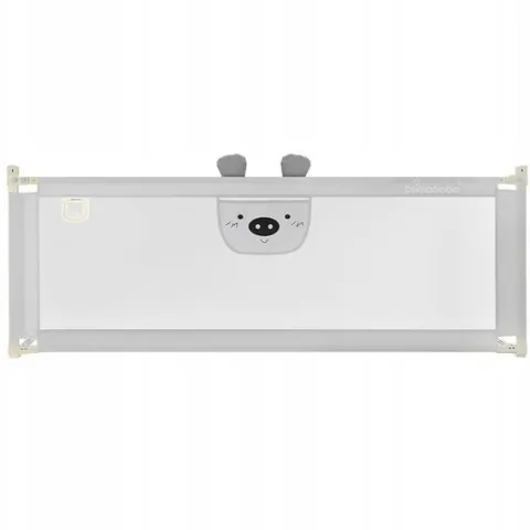 PRIMABOBO Barierka ochronna do łóżka MIŚ 200x160cm 3 szt Składana