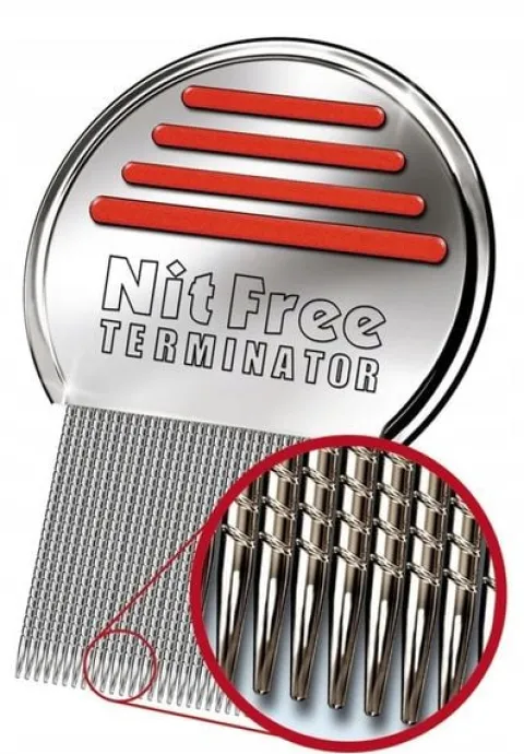 PROFESJONALNY grzebień NitFree Terminator i preparat MAMY z GŁOWY 200 ml