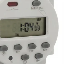 PROGRAMATOR CZASOWY WŁĄCZNIK WYŁĄCZNIK ENERGOOSZCZĘDNY CYFROWY 1s ~ 168h