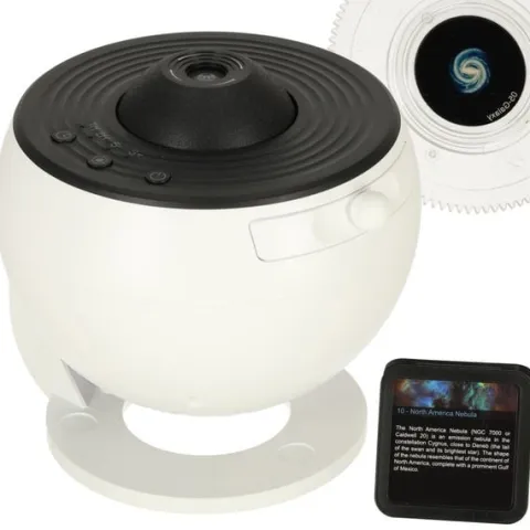 Projektor Rzutnik Gwiazd Galaktyki Planetarium Lampka Nocna USB 12 Planet
