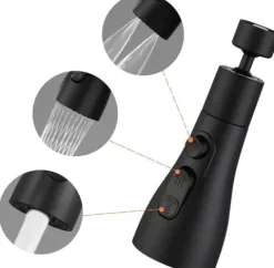 PRZEDŁUŻACZ KRANU KUCHENNEGO AERATOR PERLATOR ADAPTER DO BATERII 3 FUNKCJE