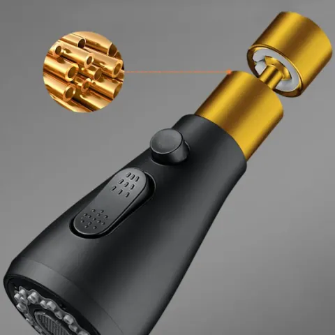 PRZEDŁUŻACZ KRANU KUCHENNEGO AERATOR PERLATOR ADAPTER DO BATERII 3 FUNKCJE
