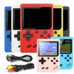 Przenośna MINI konsola GameBox Plus 500w1 mix kolorów MARIO BROS, TANK