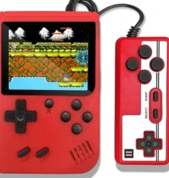 PRZENOŚNA MINI KONSOLA RETRO 400 GIER GAMEBOY DODATKOWY PAD GRA NA 2 OSOBY