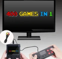PRZENOŚNA MINI KONSOLA RETRO 400 GIER GAMEBOY DODATKOWY PAD GRA NA 2 OSOBY