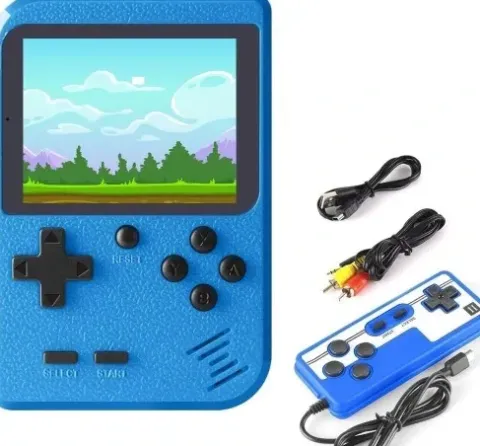 PRZENOŚNA MINI KONSOLA RETRO 400 GIER GAMEBOY DODATKOWY PAD GRA NA 2 OSOBY