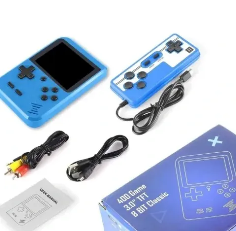 PRZENOŚNA MINI KONSOLA RETRO 400 GIER GAMEBOY DODATKOWY PAD GRA NA 2 OSOBY