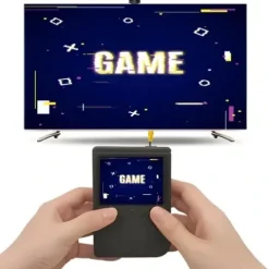 PRZENOŚNA MINI KONSOLA RETRO 400 GIER DO GRY DLA DZIECI + PAD
