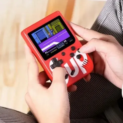PRZENOŚNA MINI KONSOLA RETRO MARIO CONTRA PACKMAN TETRIS PINBALL 400 GIER
