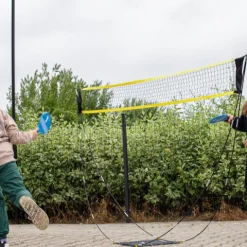 Przenośna Siatka Do Badmintona Siatkówki Tenisa 3X1,5M Składana