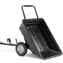 Przyczepa przyczepka ogrodowa taczka do traktorka HIGHER 180L 3w1