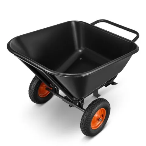 Przyczepka ogrodowa koleba do traktorka kosiarki quada przyczepa 350L 300kg