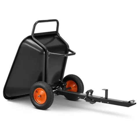Przyczepka ogrodowa koleba do traktorka kosiarki quada przyczepa 350L 300kg