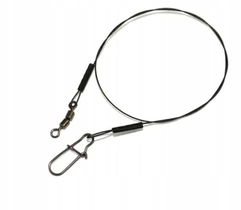 PRZYPON WĘDKARSKI Z DRUTU TYTANOWEGO 9KG, 35 CM