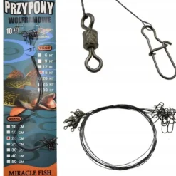 PRZYPONY WOLFRAMOWE 20 cm 15 kg - 10 sztuk