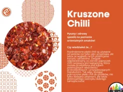 Przyprawa suszone kruszone kawałki płatki papryka chilli ostre trs 100g