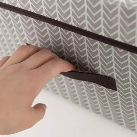Pudełko organizer na drobiazgi ubrania zabawki składany skrzynia kufer 26cm