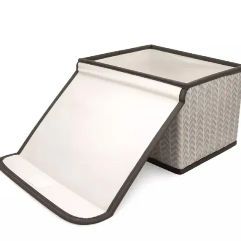 Pudełko organizer na drobiazgi ubrania zabawki składany skrzynia kufer 26cm