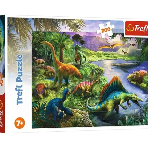 PUZZLE 200 DRAPIEŻNE DINOZAURY 13281
