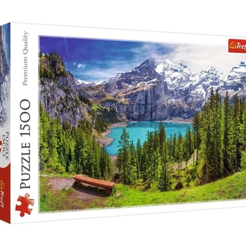 PUZZLE 1500 JEZIORO OESCHINEN ALPY SZWAJCARI 26166