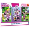 PUZZLE 3X80 MINNIE I PRZYJACIELE 34889