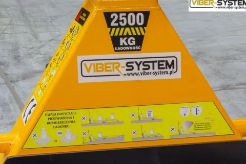 P2500W Wózek paletowy paleciak z wagą o udźwigu 2,5t