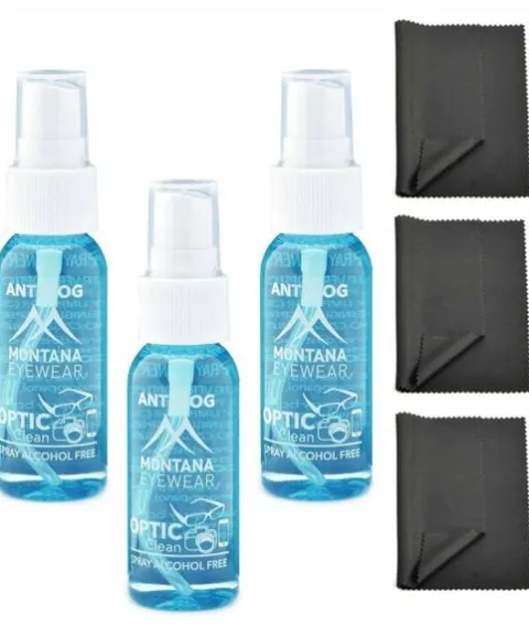 Płyn Anti-Fog PRZECIW PAROWANIU okularów Spray markowy MONTANA