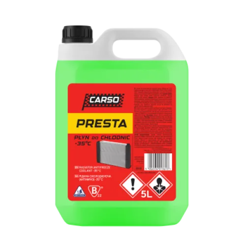 Płyn do chłodnic G11 do -35°C 5 litrów Zielony K2 Carso Presta Chłodnicy 5L