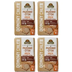 PZZ Mieszanka do wypieku chleba Mix pszenno-żytni 500 g x 4 sztuki