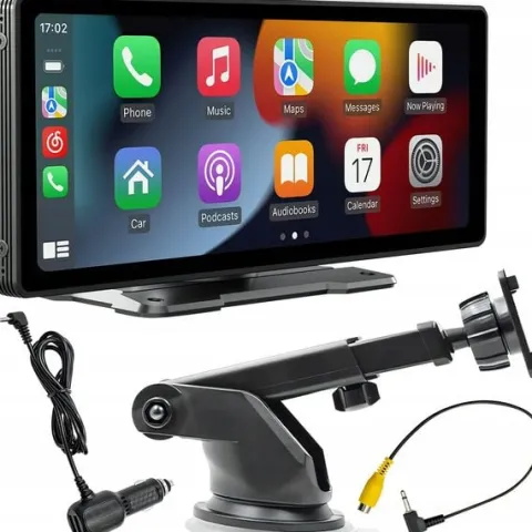 QIKtech Radio Samochodowe Bluetooth Android Auto CarPlay 9,3" USB SD AUX