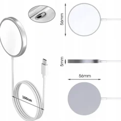 QIKtech szybka ładowarka bezprzewodowa Magsafe IPHONE USB-C