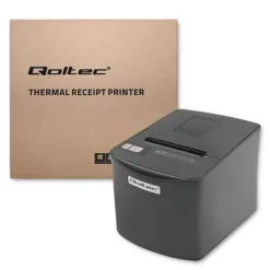 Qoltec Drukarka paragonowa bonowa termiczna USB