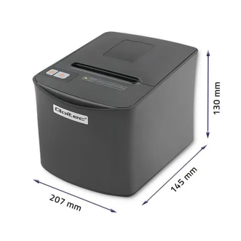 Qoltec Drukarka paragonowa bonowa termiczna USB