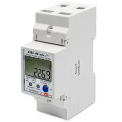 QOLTEC LICZNIK ENERGII 230V TUYA WIFI LCD NA SZYNĘ DIN