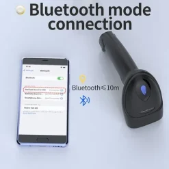 Qoltec Skaner czytnik kodów kreskowych i QR | 1D 2D | USB | Bluetooth