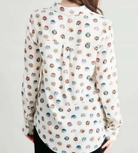 2QQ/ TU CLOTHING NOWA BLUZKA KOSZULA KOTY WISKOZA 44 XXL