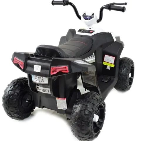 QUAD NA AKUMULATOR, DWA SILNIKI, DWA AKUMULATORY, MIĘKKIE KOŁA/S601