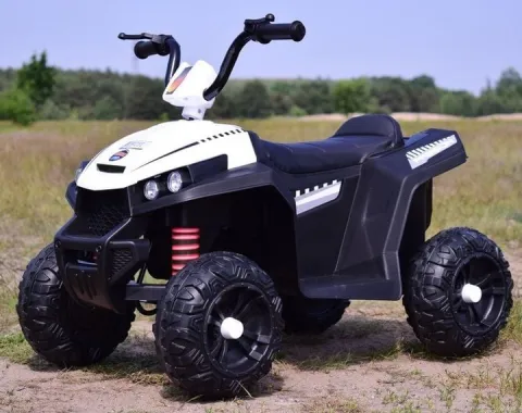 QUAD NA AKUMULATOR, DWA SILNIKI, DWA AKUMULATORY, MIĘKKIE KOŁA/S601