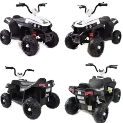 QUAD NA AKUMULATOR, DWA SILNIKI, DWA AKUMULATORY, MIĘKKIE KOŁA/S601