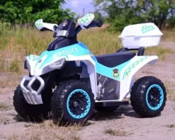 QUAD NA AKUMULATOR POLICJA Z KUFERKIEM - SUPER JAKOŚĆ/GTS-1188A