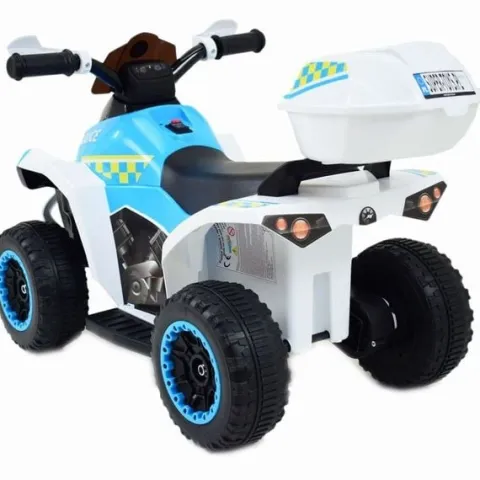 QUAD NA AKUMULATOR POLICJA Z KUFERKIEM - SUPER JAKOŚĆ/GTS-1188A