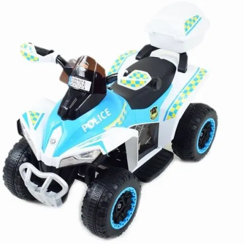 QUAD NA AKUMULATOR POLICJA Z KUFERKIEM - SUPER JAKOŚĆ/GTS-1188A