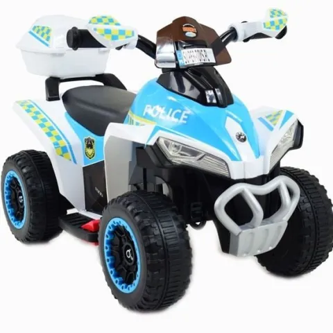 QUAD NA AKUMULATOR POLICJA Z KUFERKIEM - SUPER JAKOŚĆ/GTS-1188A