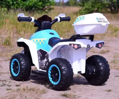 QUAD NA AKUMULATOR POLICJA Z KUFERKIEM - SUPER JAKOŚĆ/GTS-1188A