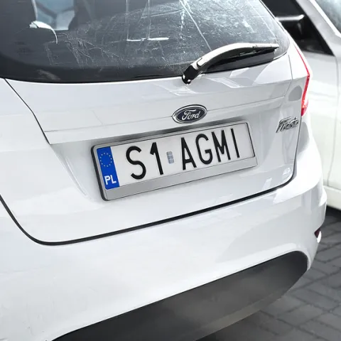 Ramka Tablicy Rejestracyjnej Szczotkowane Aluminium Ramki Pod Tablice